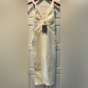 House of CB Ivory Pencil Skirt